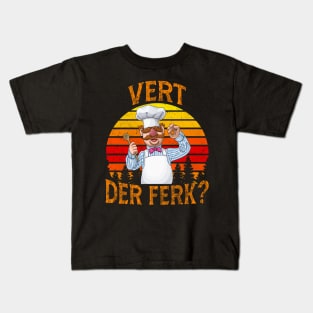 Vert Der Ferk Retrocolor - Vintage Kids T-Shirt